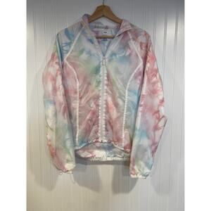 Fila Sport Windbreaker Women's Small Orchid Print Jacket, Multicolored, Athletic